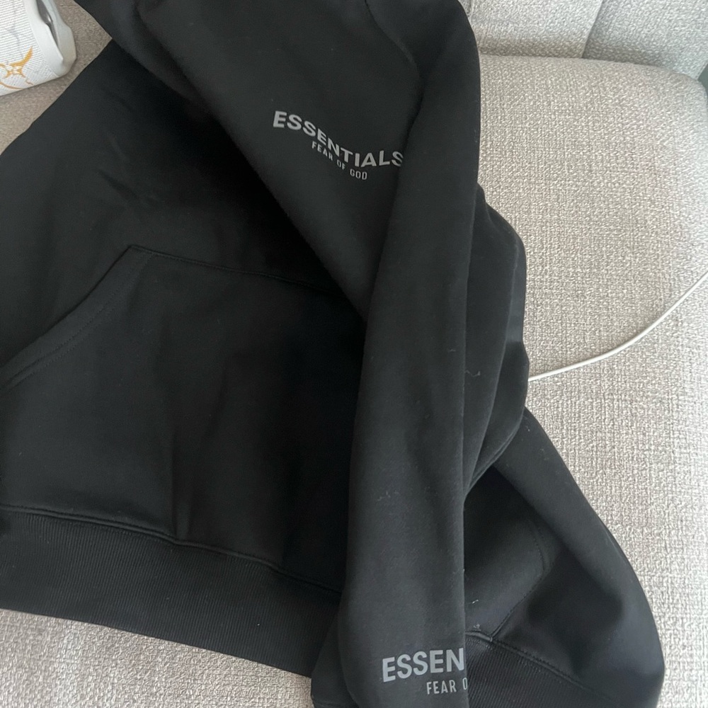 Fear of God Essentials Black Hoodie